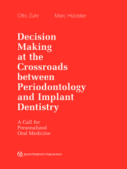 cover slipcase zuhr decision making periodontology and implant dentistry@2x.084bf8d6